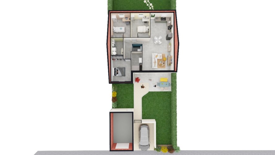 À VENDRE – Maison neuve de plain-pied – 3 chambres - Quartier Maubec à Montélimar