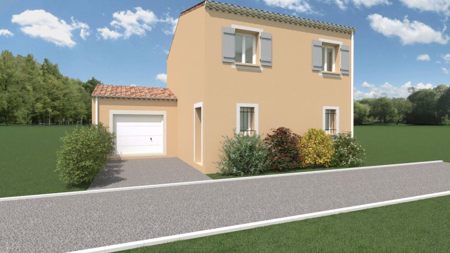 Montélimar Maubec : Maison 3 chambres, garage, terrasse et jardin