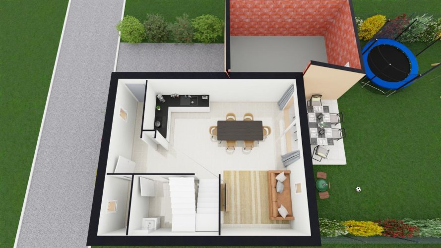 Montélimar Maubec : Maison 3 chambres, garage, terrasse et jardin