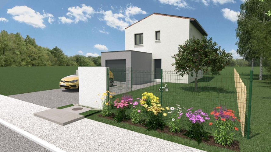 VALENCE: Maison 3 chambres + terrain de 280 m²
