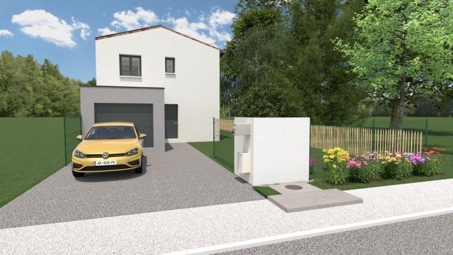 VALENCE: Maison 3 chambres + terrain de 280 m²