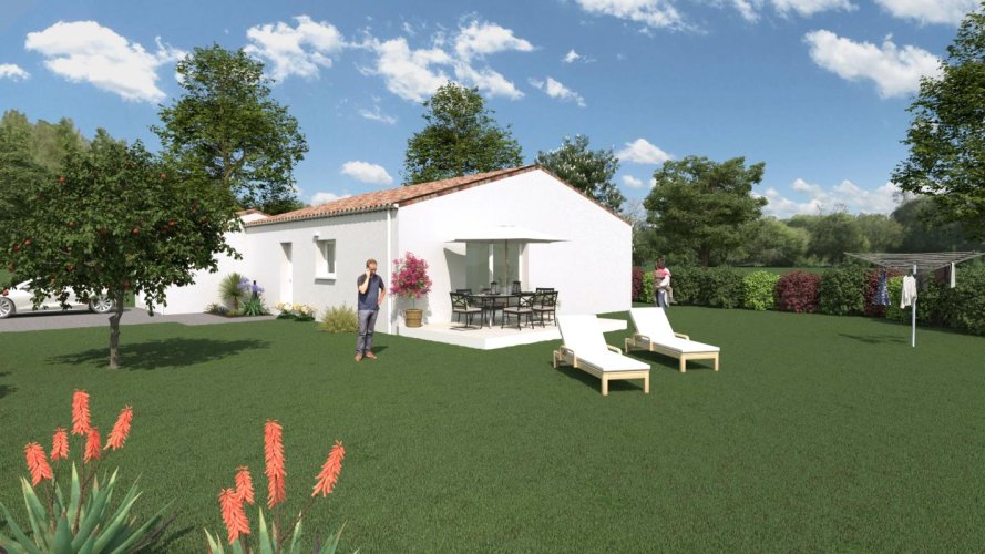 BAGNOLS Sur Cèze :  Maison 3 chambres sur 420 m² de terrain