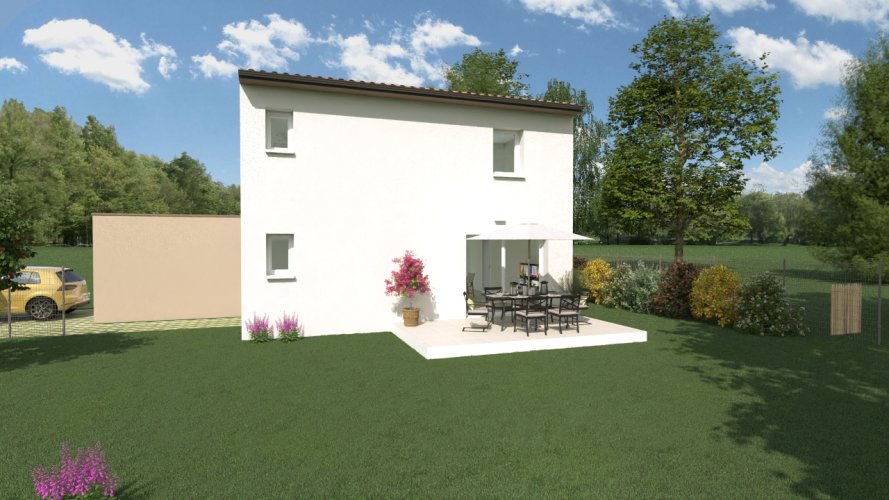 JONQUIERES: MAISON à vendre- 84 m² -  3 chambres - Sur terrain de 270 m²