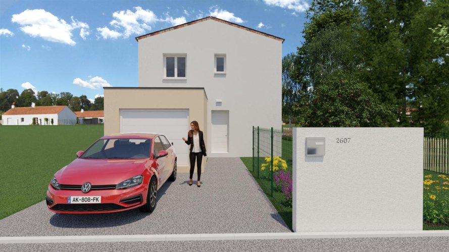 Montélimar Nord : Maison de 84 m² - 3 chambres + terrain de 290 m²