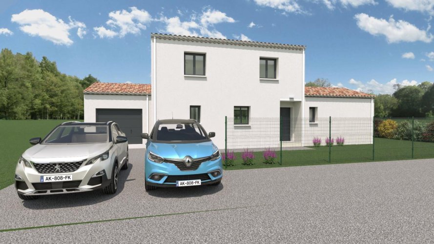 A VENDRE ROQUEMAURE : Villa 4 chambres avec terrain de 550 m²