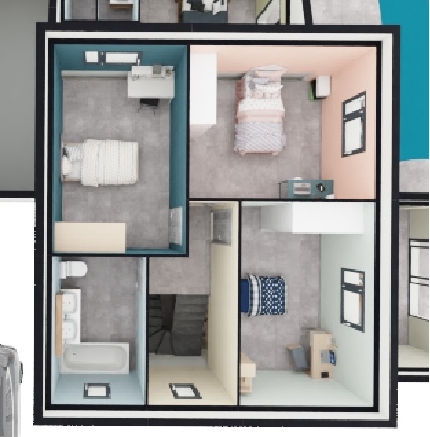 À vendre : Maison neuve contemporaine 120 m² – 4 chambres – Terrain 800 m² – Cruas (07350)