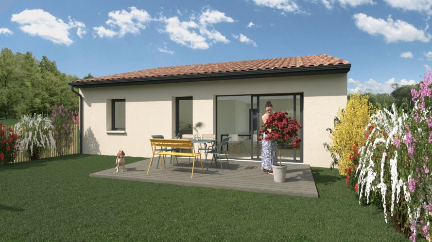 À vendre – Maison neuve de plain-pied -  2 chambres à Montélimar Quartier des Clées