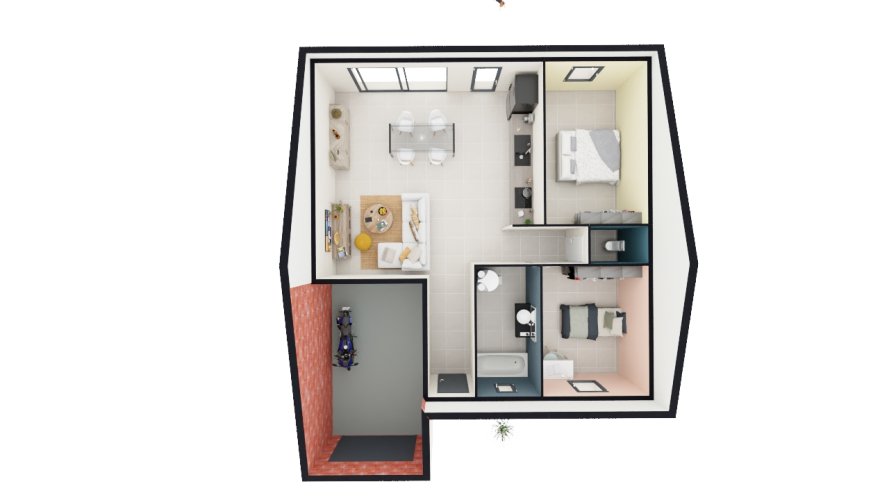 À vendre – Maison neuve de plain-pied -  2 chambres à Montélimar Quartier des Clées