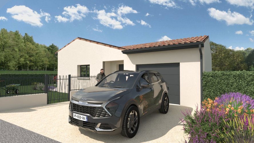 À VENDRE – Maison neuve 3 chambres de plain-pied à Cruas (07350)